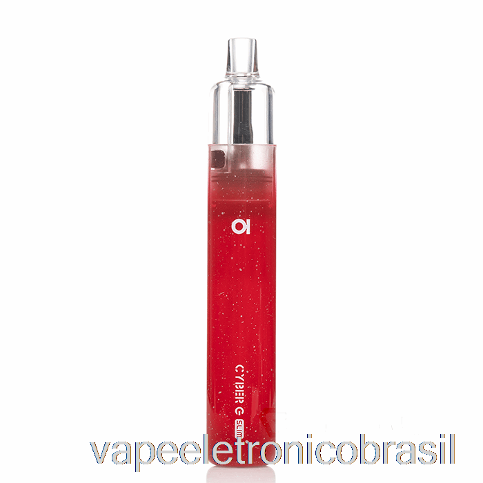 Vape Recarregável Aspire Cyber G Slim Pod System Vermelho